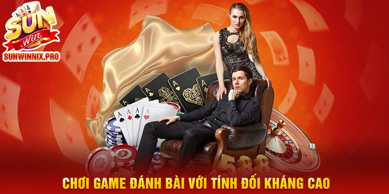 Chơi game đánh bài với tính đối kháng cao